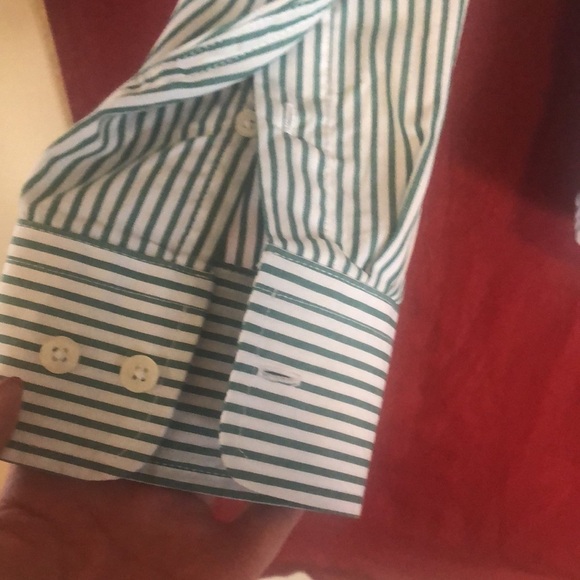#10 👔 NWOT Long Sleeve Striped Button Down Shirt 👔 - Picture 8 of 17